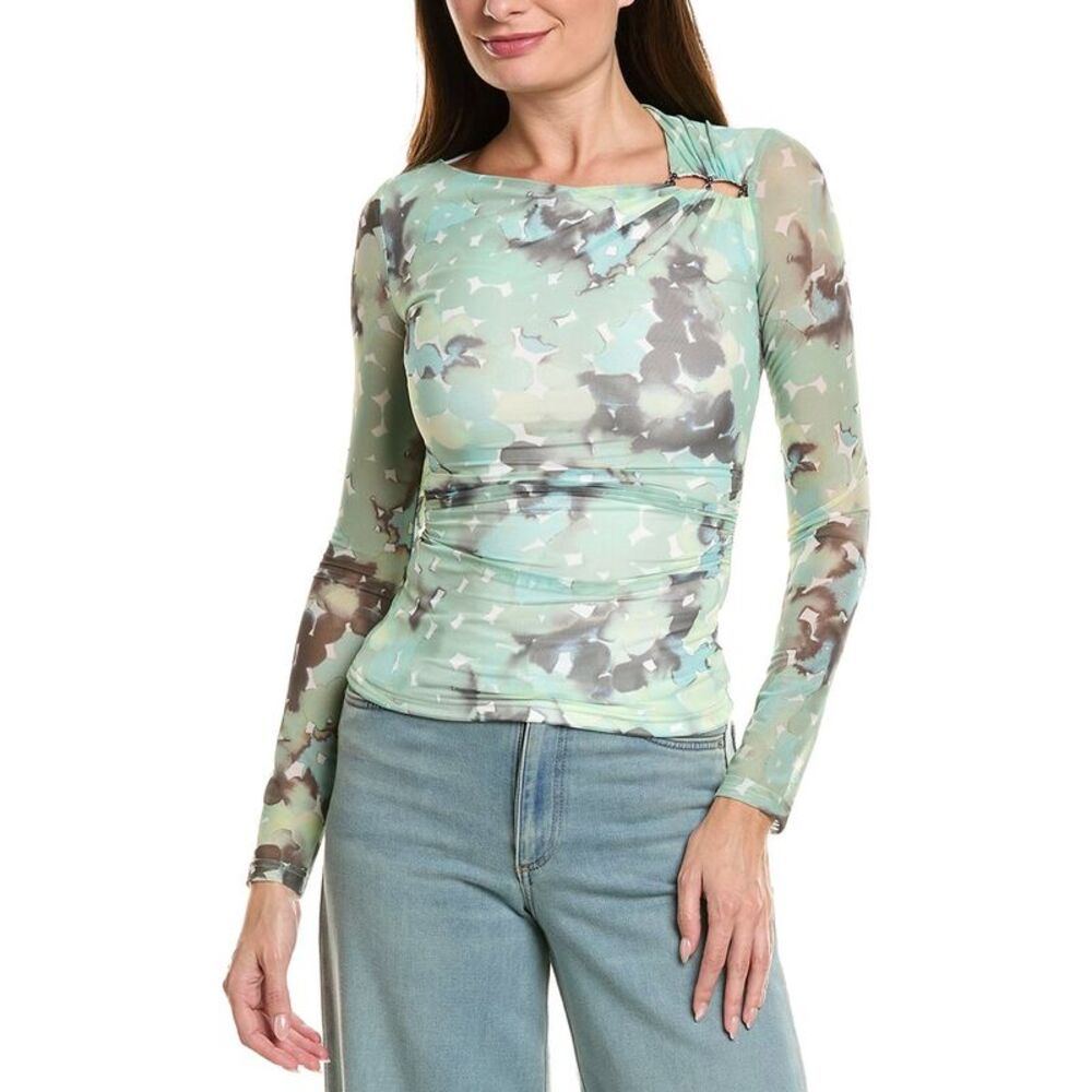 Anna Kay Womens  Lace Blouse, White